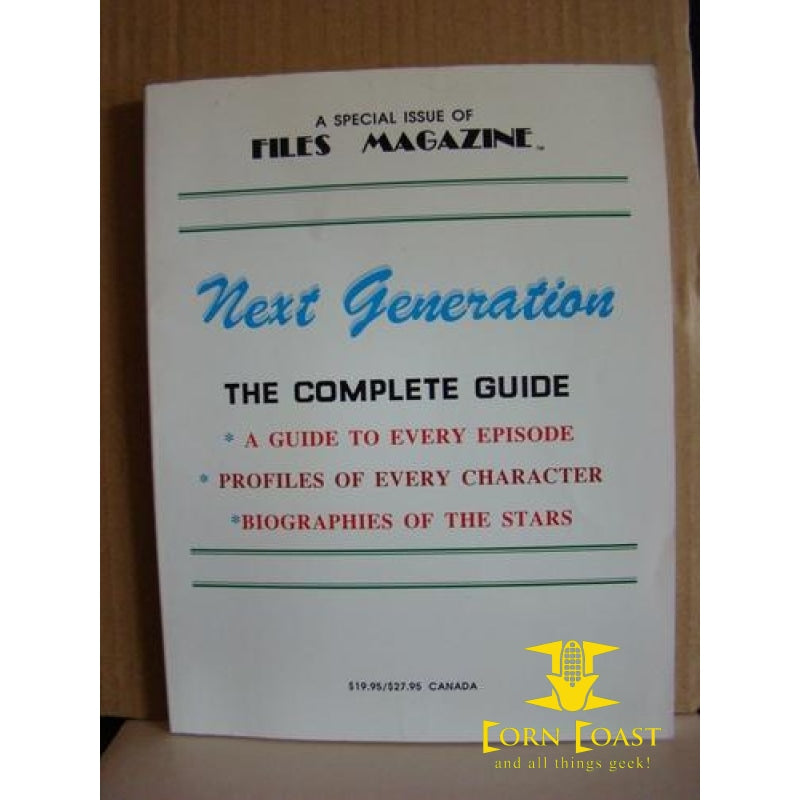 Files Magazine: Next Generation, The Complete Guide - Corn Coast Comics