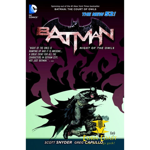 Batman: Night of the Owls (The New 52) (Batman (DC Comics)) HC - Corn Coast Comics