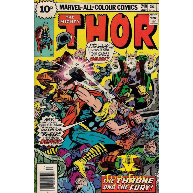 THOR #249 10 pence Rare - Corn Coast Comics