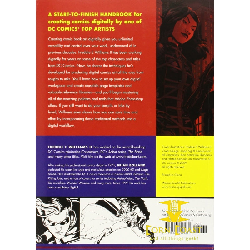The DC Comics Guide to Digitally Drawing Comics Paperback - Corn Coast Comics