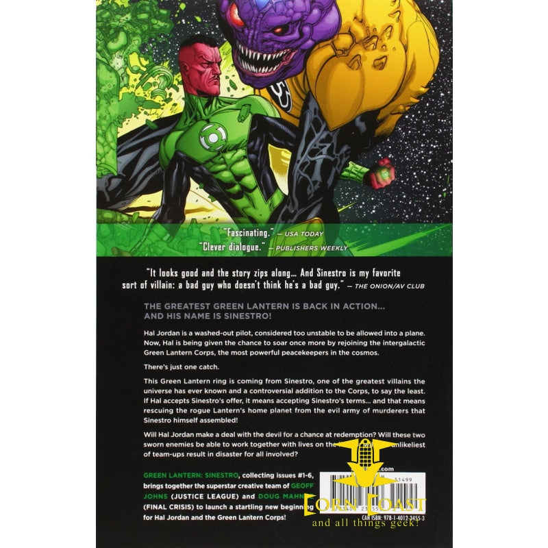 Green Lantern, Vol. 1: Sinestro (The New 52) HC - Corn Coast Comics