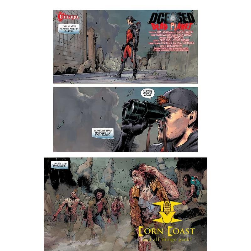 DCEASED DEAD PLANET #2 (OF 6) CARD STOCK BEN OLIVER MOVIE VA - Corn Coast Comics