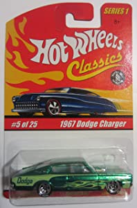 Hot Wheels Classics green 1967 Dodge Charger #5/25