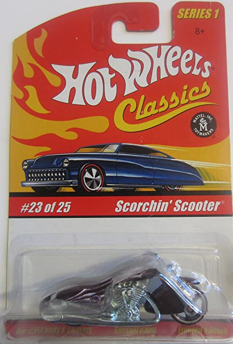 Hot Wheels Classics Purple Scorchin' Scooter #23/25