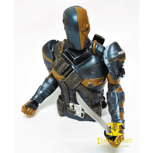 DC Comics Batman Arkham Origins Deathstroke Bust Bank - Corn Coast Comics