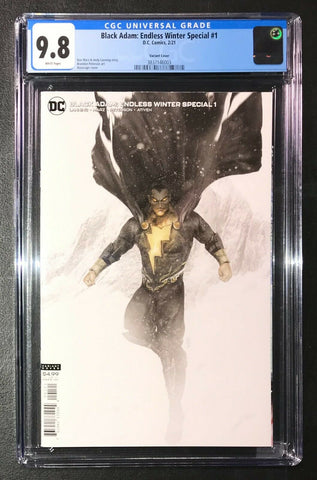 Black Adam: Endless Winter Special #1 Card Stock Variant Edition CGC 9.8