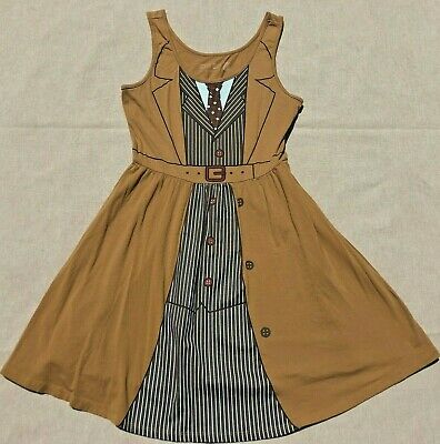 Doctor Who 10th Doctor/ David Tennant Costume A Line Dress XL
