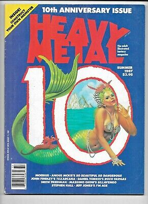 Heavy Metal Magazine Summer 1987