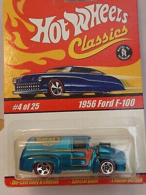 Hot Wheels Classics blue 1956 Ford F-100 #4/25