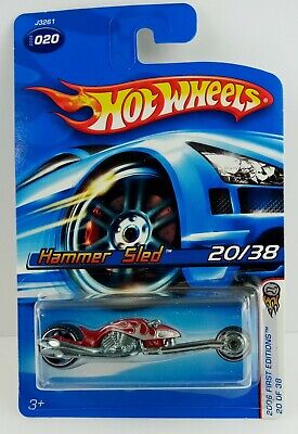 Hot Wheels Red Hammer Sled 20/38 #20