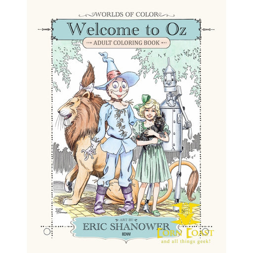 WORLDS OF COLOR WELCOME TO OZ ADULT COLORING BOOK TP - Corn Coast Comics