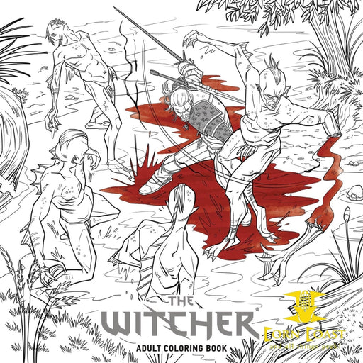 WITCHER ADULT COLORING BOOK TP - Corn Coast Comics