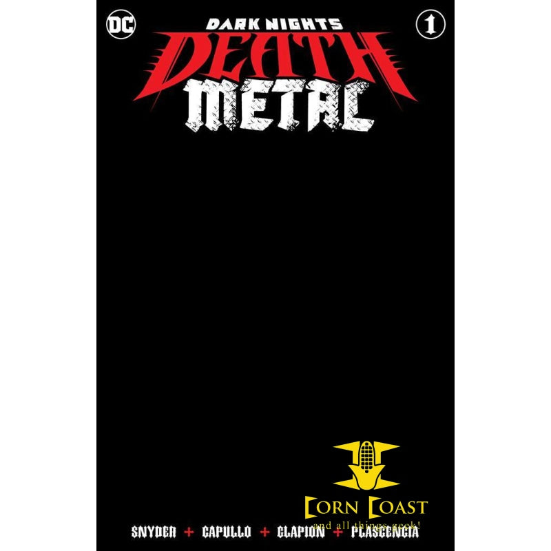 DARK NIGHTS DEATH METAL #1 (OF 6) BLACK BLANK VAR