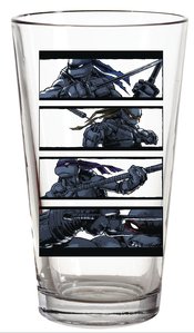 TMNT BROTHERS STRIPE PX PINT GLASS