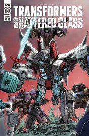TRANSFORMERS SHATTERED GLASS #3 (OF 5) CVR A MILNE NM