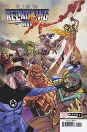 FANTASTIC FOUR RECKONING WAR ALPHA #1 CASELLI VAR NM