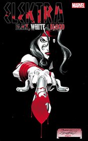 ELEKTRA BLACK WHITE BLOOD #3 (OF 4) BAGLEY VAR NM