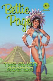 BETTIE PAGE ALIEN AGENDA #4 CVR A LINSNER NM