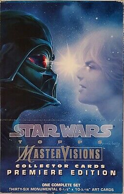 Star Wars Topps Master Visions collector cards premiere edition sealed