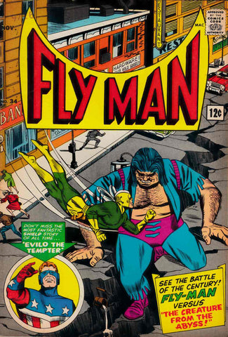 FLY MAN (1965 Series) #34 Fine Comics Book #G