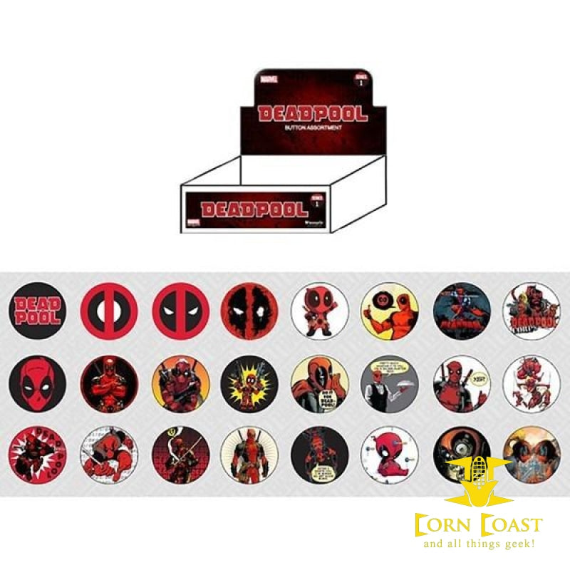 Assorted Deadpool pins - Toys & Models