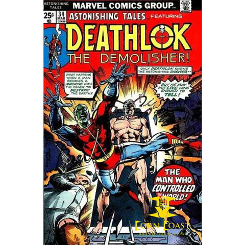 Astonishing Tales featuring Deathlok the Demolisher #34 VF -