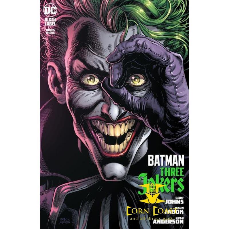 BATMAN THREE JOKERS #3 (OF 3) CVR A JASON FABOK JOKER - New 