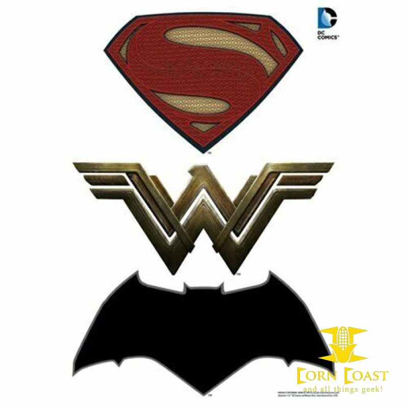 Batman v Superman: Dawn of Justice Logos Car Graphics Set - 