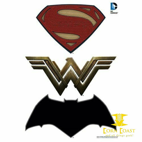 Batman v Superman: Dawn of Justice Logos Car Graphics Set - 