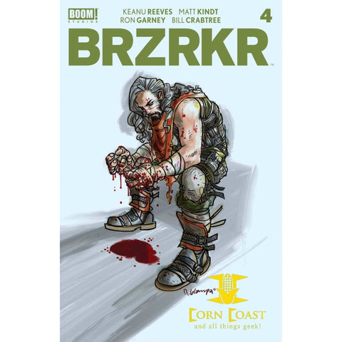 BRZRKR (BERZERKER) #4 (OF 12) CVR C GRAMPA FOIL (MR) - Back 