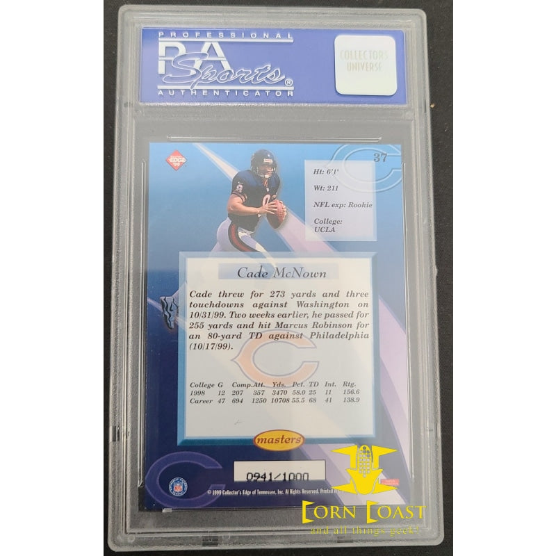 CADE McNOWN #37 Chicago Bears PSA 9 - Sports Cards