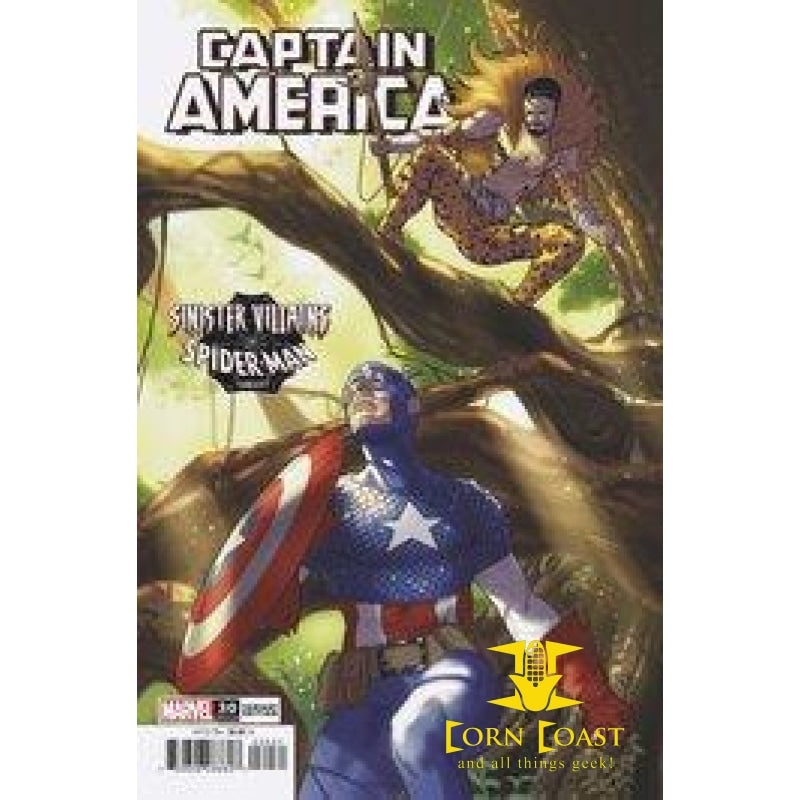 CAPTAIN AMERICA #30 CLARKE SPIDER-MAN VILLAINS VAR - Back 