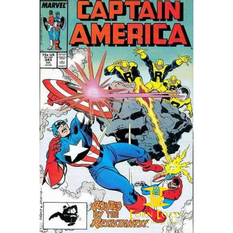 Captain America #343 NM - Back Issues