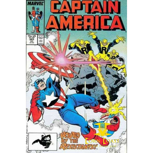 Captain America #343 NM - Back Issues