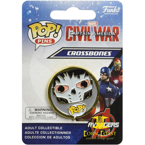 Captain America: Civil War Crossbones Pop! Pin - Toys & 