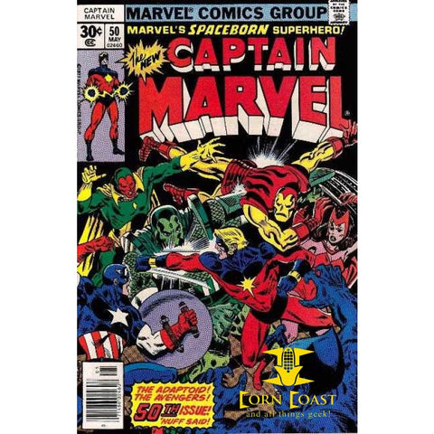 Captain Marvel #50 VF - Back Issues