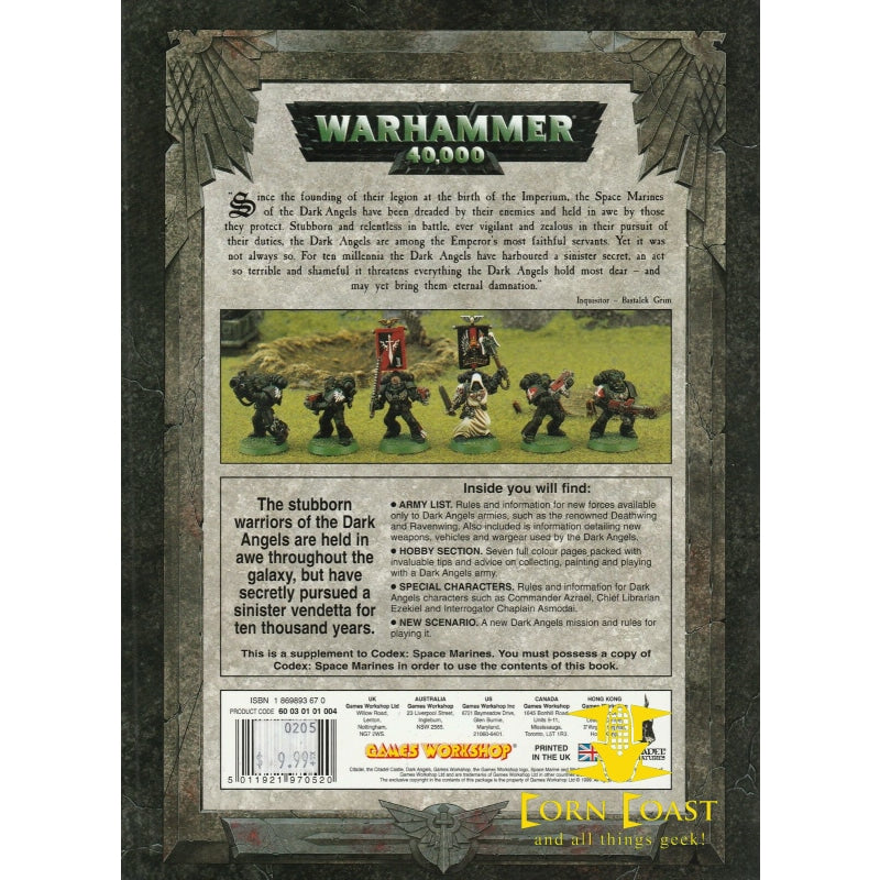 Codex Dark Angels (Warhammer 40,000) Paperback – May 1 1999 