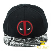Marvel Deadpool Logo Sublimated Bill Snapback - Corn Coast Comics