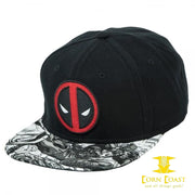 Marvel Deadpool Logo Sublimated Bill Snapback - Corn Coast Comics