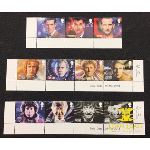 Doctor Who 2013 stamp set - Novelties