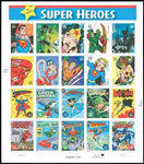 DC Comics Super-Heroes stamps