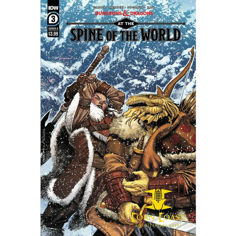 DUNGEONS & DRAGONS AT SPINE OF WORLD #3 (OF 4) CVR A COCCOLO