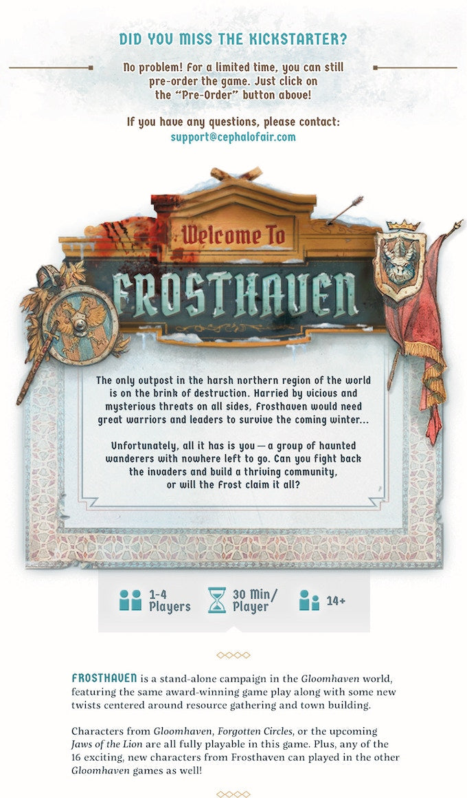 FROSTHAVEN BOARD GAME