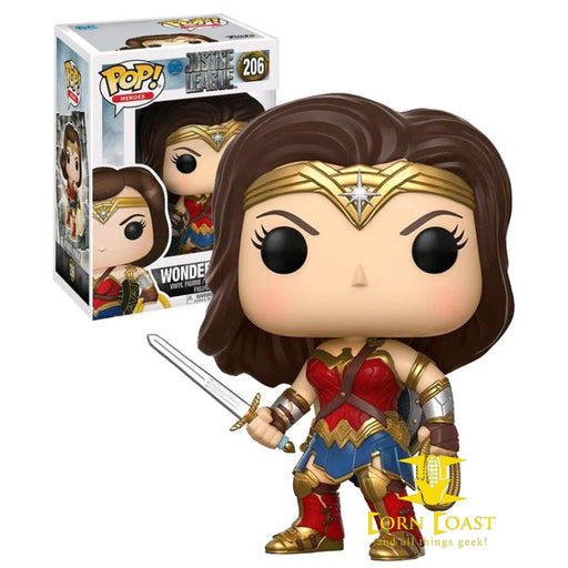 Funko DC Justice League Movie Wonder Woman Vinyl Figure #206
