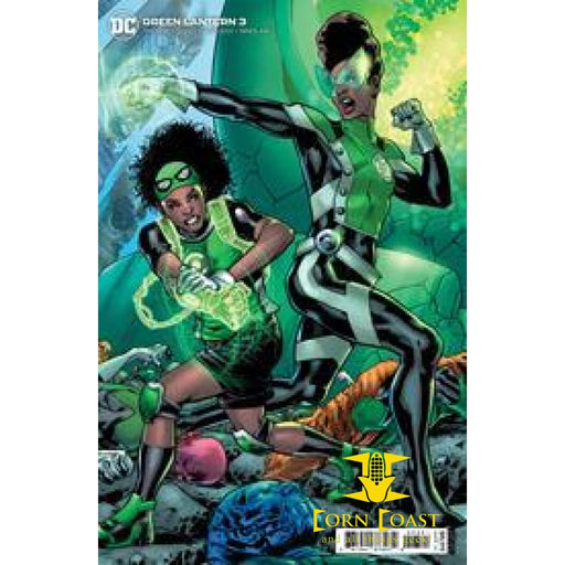 GREEN LANTERN #3 CVR B BRYAN HITCH CARD STOCK VAR - Back 