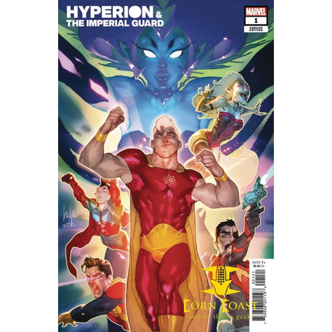HEROES REBORN HYPERION AND IMPERIAL GUARD #1 CALDWELL VAR - 