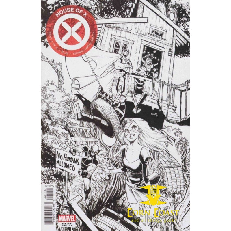 House of X #1 One Per Store Humberto Ramos Black & White 