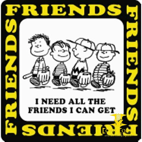 I Need All the Friends I Can Get by Charles M Schulz HC - 