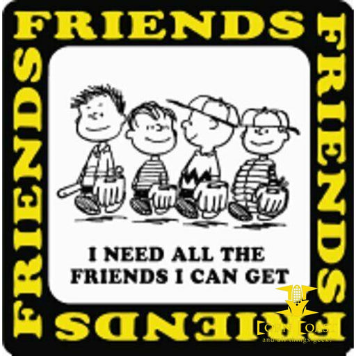 I Need All the Friends I Can Get by Charles M Schulz HC - 