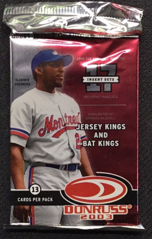2003 Donruss MLB Baseball Trading Cards Factory Sealed
